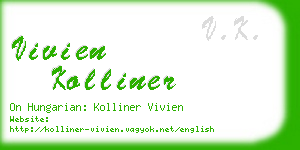 vivien kolliner business card